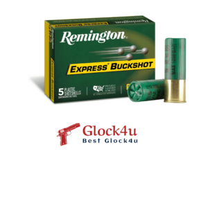 12-gauge 00 buckshot ammunition, powerful shotgun rounds designed for self-defense and tactical applications with multiple projectiles.