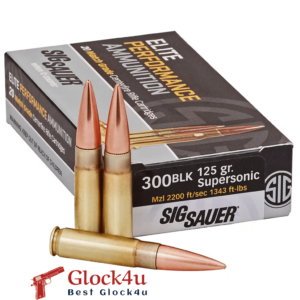 300 Blackout 125-grain OTM ammunition, open-tip match rounds designed for precision shooting and reliable accuracy.