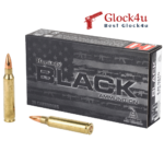 5.56 NATO 62-grain FMJ ammunition, full metal jacket rounds designed for training and target practice with enhanced penetration.