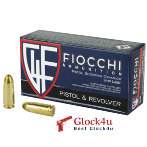 9mm 115-grain FMJ ammunition, ideal for target practice and training with reliable performance.