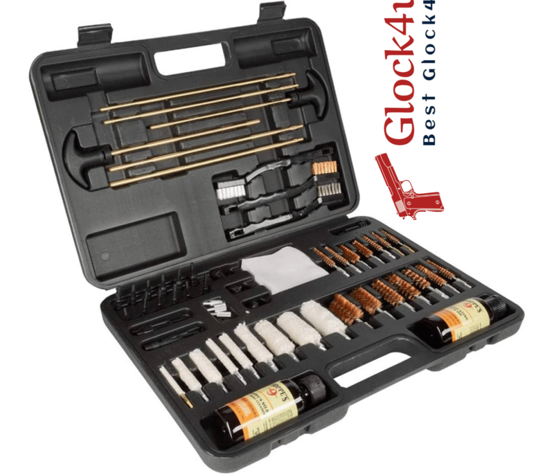 Allen Company Rifle Cleaning Kit with various tools for rifle maintenance