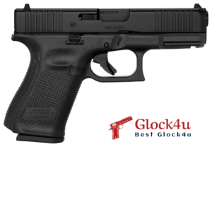 Glock 19 Gen 5 pistol, compact 9mm handgun with improved ergonomics and reliability for versatile use.