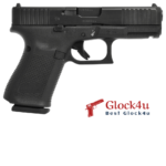 Glock 19 Gen5 MOS 9mm pistol, compact model with Modular Optic System, side view