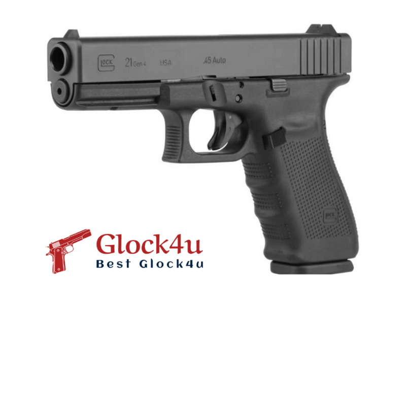 Glock 21 Gen3 SF .45 ACP pistol with a slim frame for enhanced control and stopping power, ideal for duty and self-defense.