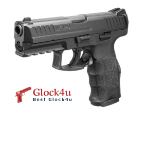 Heckler & Koch VP9 pistol, ergonomic 9mm handgun with precision engineering and ambidextrous controls for versatile use.