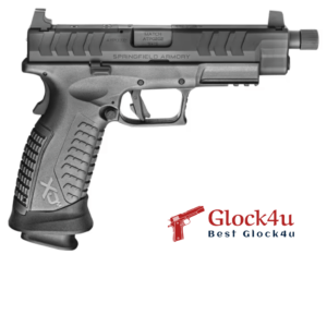 Springfield Armory XD-M Elite, full-size 9mm handgun with enhanced capacity and precision features for tactical use.